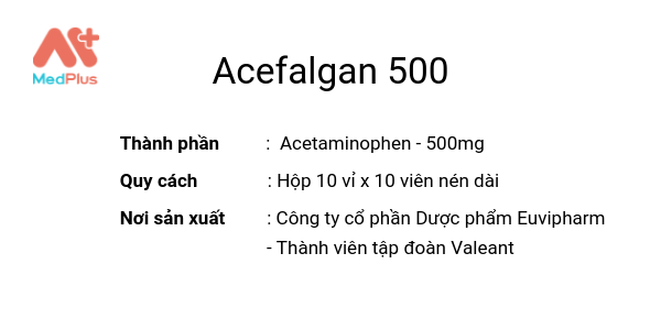 Acefalgan 500
