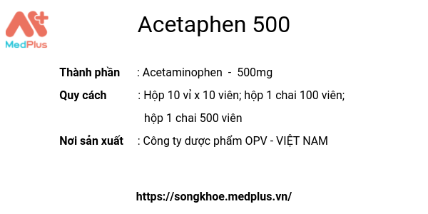 Acetaphen 500