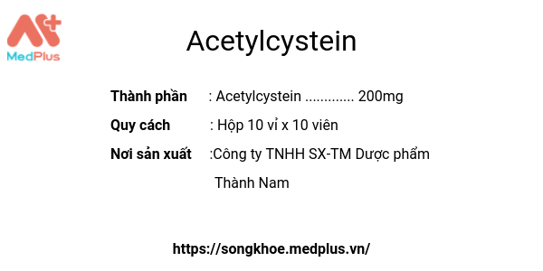 Acetylcystein (DP Thành Nam)