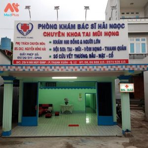 Phòng khám tai mũi họng quận 12 – BS.CKII. Nguyễn Hồng Hải