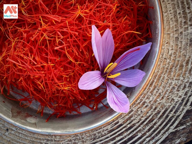 Saffron chứa nhiều chất chống oxi hóa.