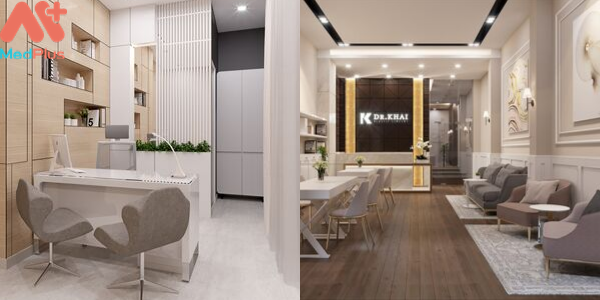 Nội thất tại trung tâm thẩm mỹ "Klain Beauty Center"