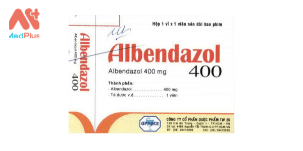 Thuốc Albendazol 400mg: Liều dùng & lưu ý, hướng dẫn sử dụng, tác dụng phụ  - Medplus.vn