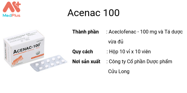 Thuốc Acenac 100