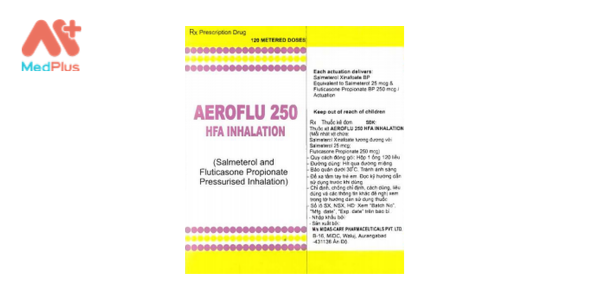 Thuốc Aeroflu 250 HFA Inhalation