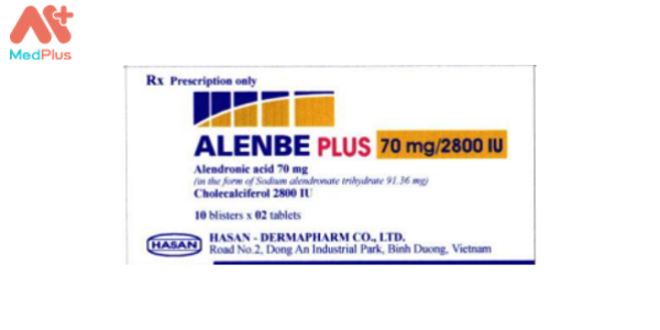 Thuốc Alenbe Plus 70mg/2800 IU