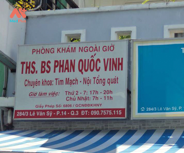 Phòng khám Tim mạch quận 3 - ThS.BS. Phan Quốc Vinh