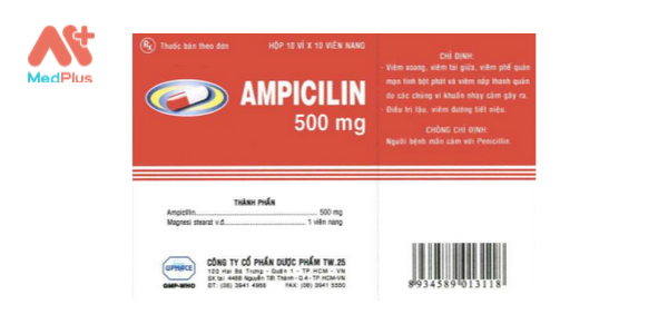 Ampicilin 500 mg