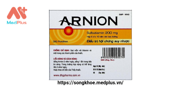 Thuốc Arnion: Liều dùng & lưu ý, hướng dẫn sử dụng, tác dụng phụ 128 Arnion