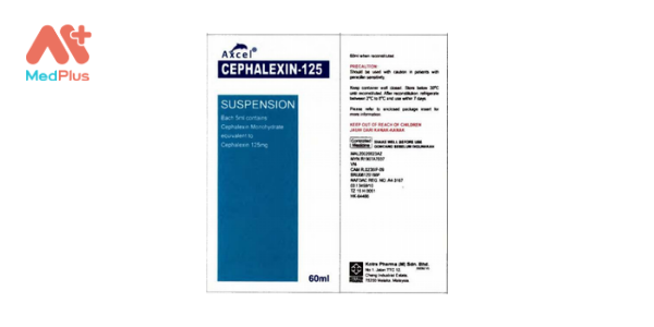 Axcel Cephalexin-125 Suspension