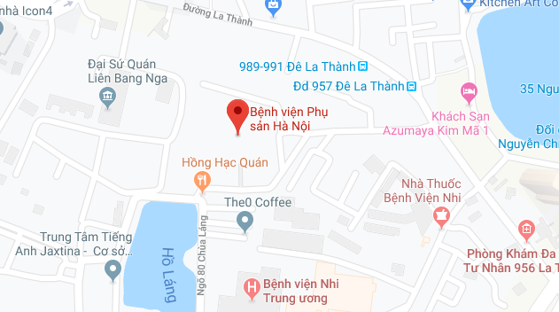 Địa chỉ Bệnh viện Phụ sản Hà Nội