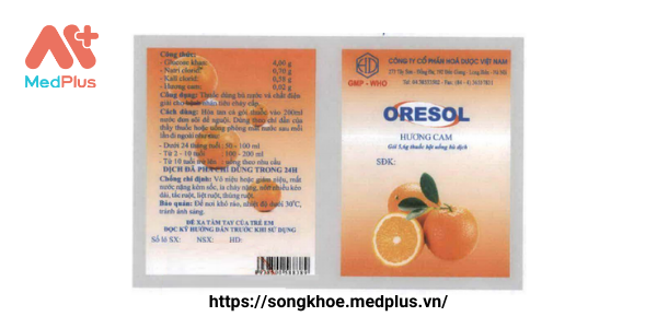 Oresol hương cam