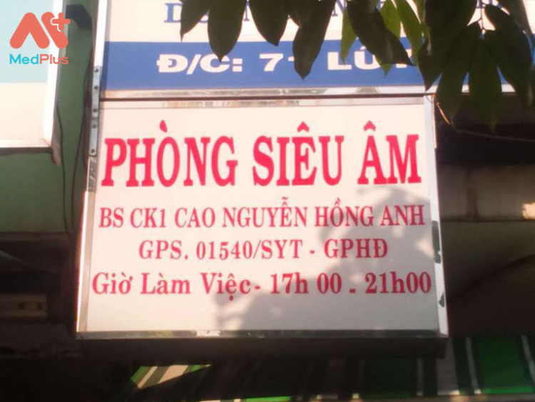 PHÒNG CHẨN ĐOÁN HÌNH ẢNH (SIÊU ÂM) - BS. Cao Nguyễn Hồng Anh