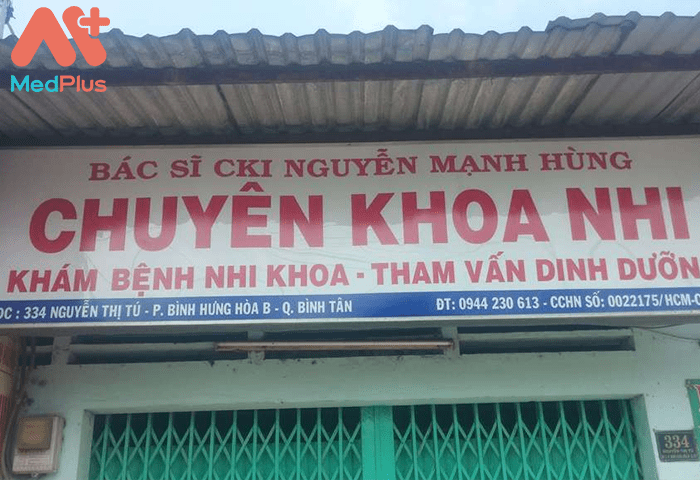 Phòng khám Dinh Dưỡng quận Bình Tân – BK.CKI. Nguyễn Mạnh Hùng