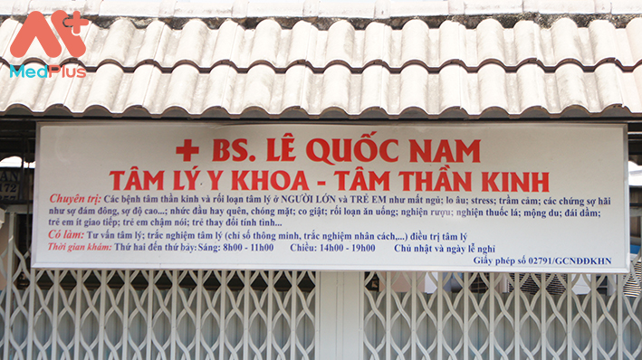 Phòng khám Tâm Thần uy tín quận Bình Thạnh - BS. Lê Quốc Nam