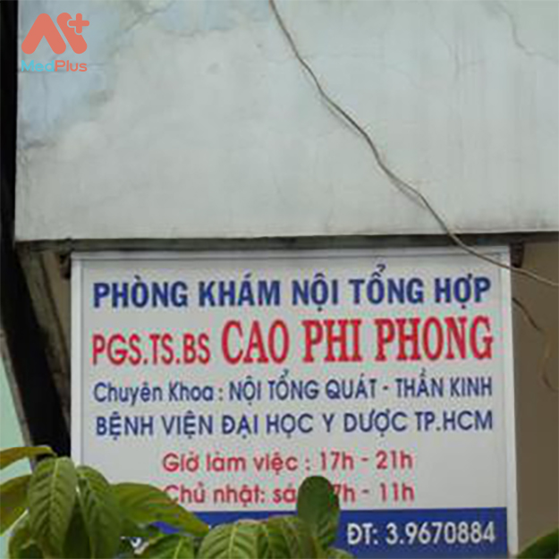 Phòng khám Thần Kinh quận 6 - PGS.TS.BS. Cao Phi Phong