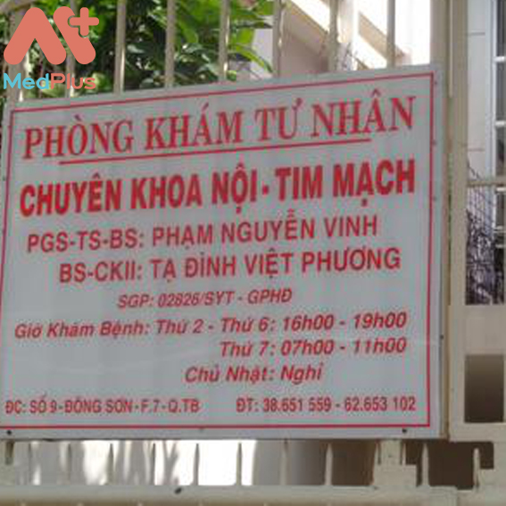 Phòng khám Tim Mạch quận Tân Bình - PGS.TS.BS. Phạm Nguyễn Vinh