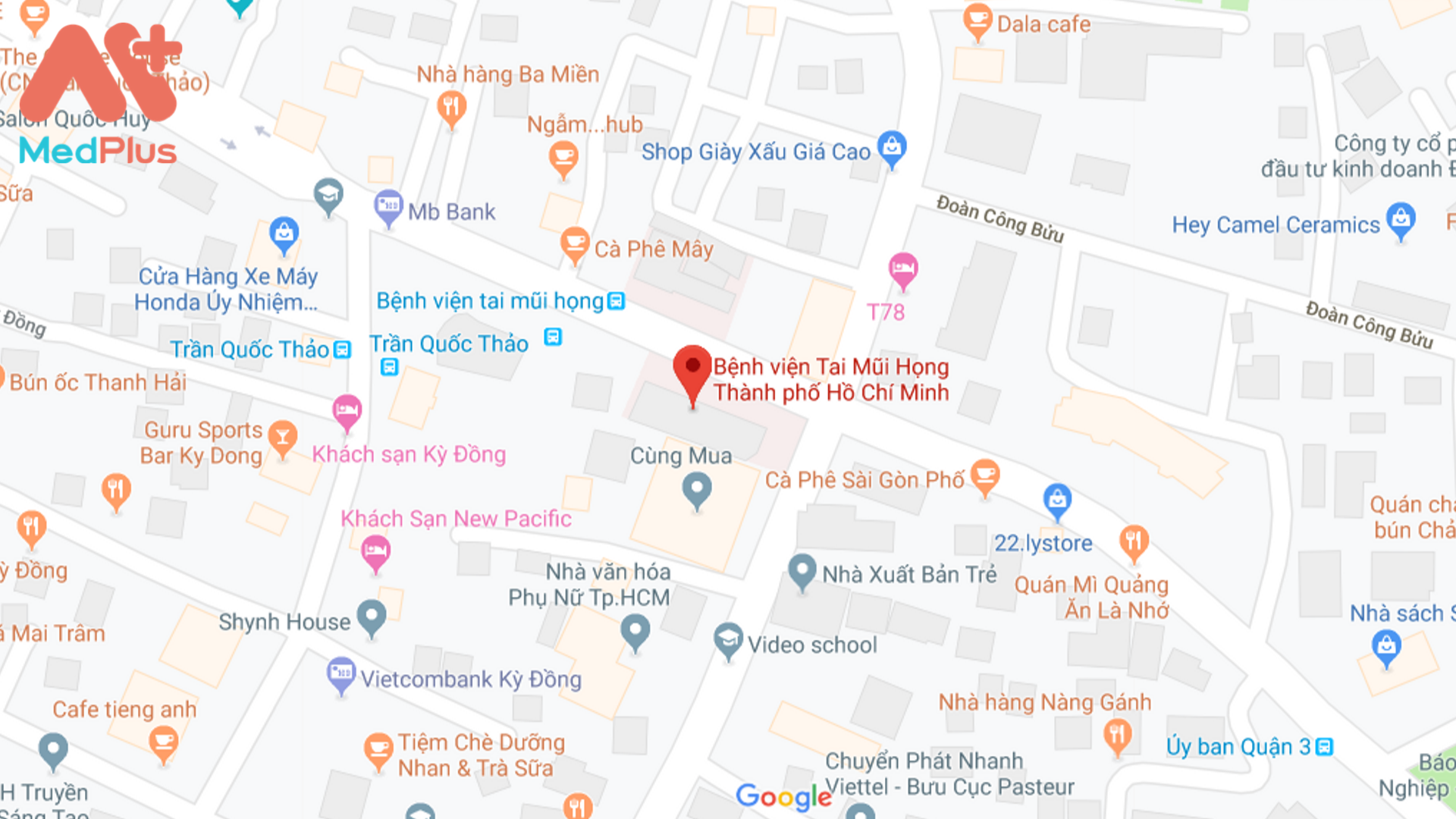 Địa chỉ Bệnh viện Tai Mũi Họng TPHCM