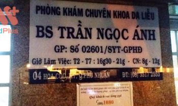 Cửa hiệu phòng khám bác sĩ ánh