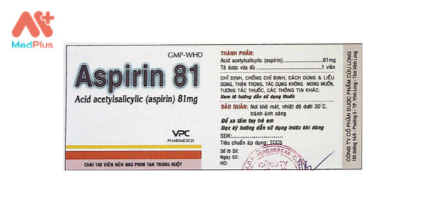 Thuốc Aspirin - 81 CL