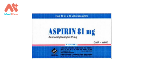 Thuốc Aspirin 81mg (Vidipha)