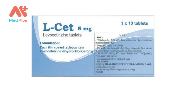 Thuốc L-Cet 5mg