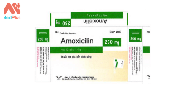 Thuốc bột Amoxicilin 250 mg Bidiphar 1 : Liều dùng & lưu ý, hướng dẫn sử dụng, tác dụng phụ 128 Thuốc bột Amoxicilin 250 mg Bidiphar 1