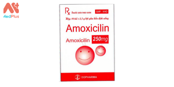 Thuốc bột Amoxicilin 250 mg