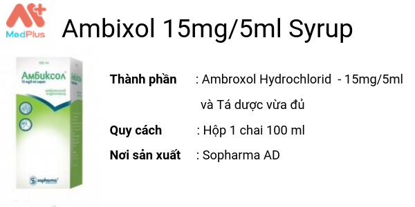 Thuốc Ambixol Syrup