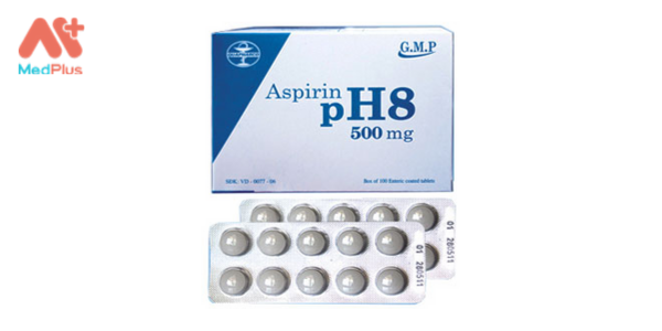 Thuốc Aspirin pH8 500 mg