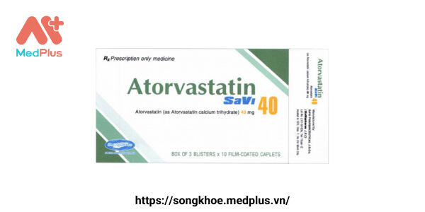 Thuốc Atorvastatin SaVi 40