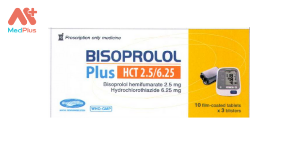 Thuốc Bisoprolol Plus HCT 2.5/6.25