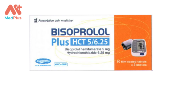 Thuốc Bisoprolol Plus HCT 5/6.25