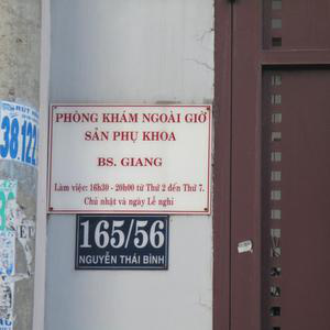 lịch làm việc phòng khám bs giang từ dũ