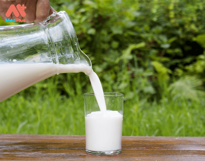 Thành phần trong sữa organic chứa một lượng sắt ổn định