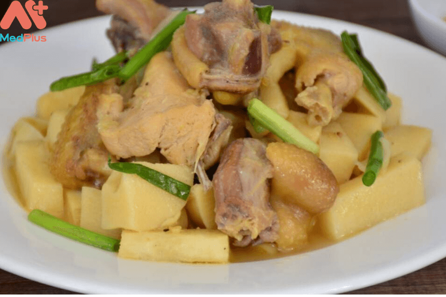 Cách làm gà kho măng 