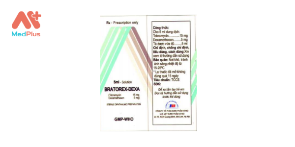 Thành phần chính của thuốc nhỏ mắt Bratorex Dexa là gì?
