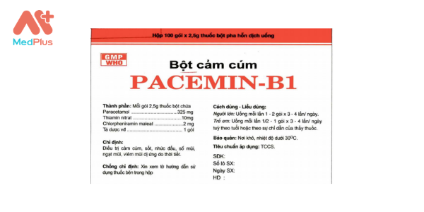 Bột cảm cúm Pacemin-B1