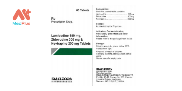 Lamivudine 150mg, Zidovudine 300mg & Nevirapine 200mg Tablets