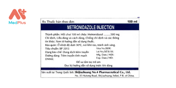 Thuốc Metronidazole Injection: Liều dùng & lưu ý, hướng dẫn sử dụng, tác dụng phụ 128 Metronidazole Injection