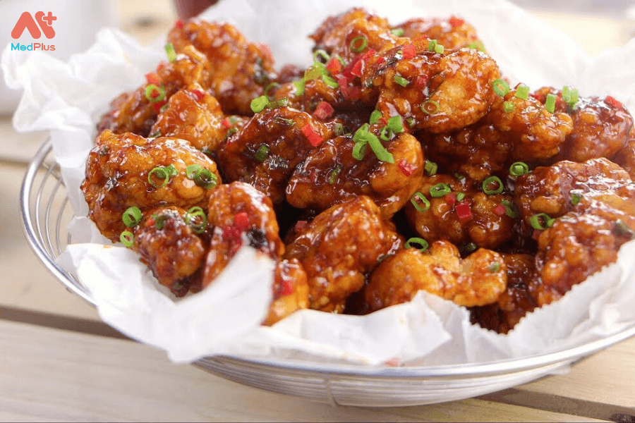 Món gà sốt chua ngọt