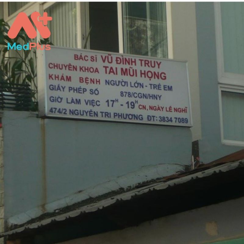 Phòng khám Tai Mũi Họng - BS.CKI. Vũ Đình Truy- địa chỉ khám tai uy tín quận 10