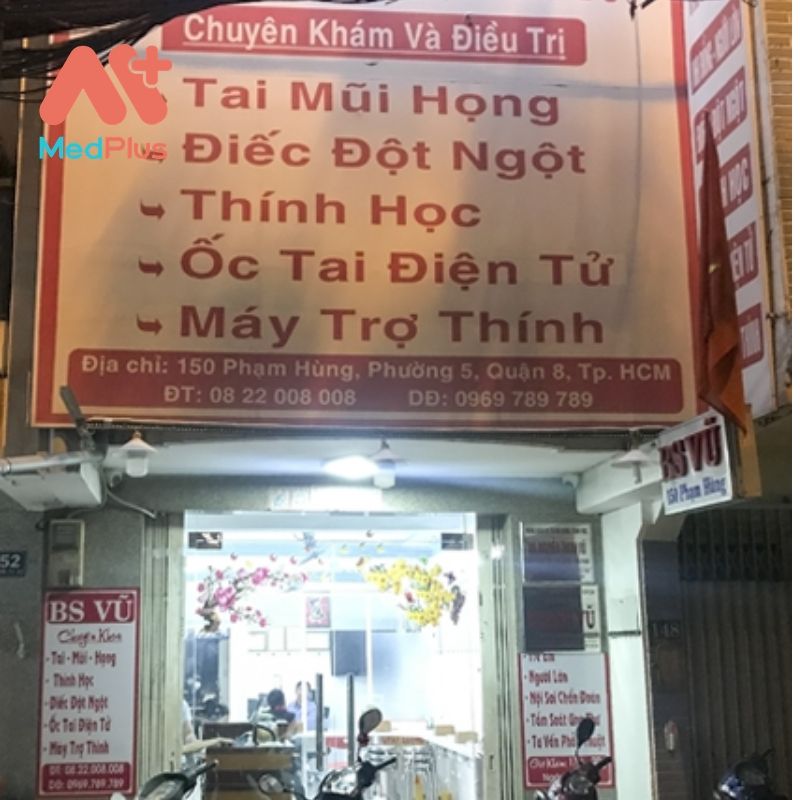 Phòng khám Tai Mũi Họng - Thính học ThS.BS.CKII. Nguyễn Thanh Vũ-địa chỉ khám tai uy tín quận 8