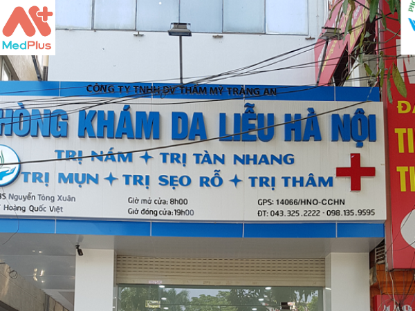 Phòng khám Da liễu tại 447 Hoàng Quốc Việt, Hà Nội