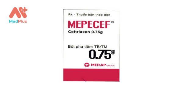 Thuốc Mepecef - 0,75g