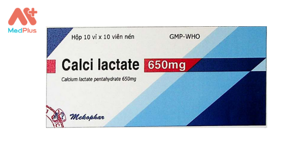 Thuốc Calci lactate 650mg