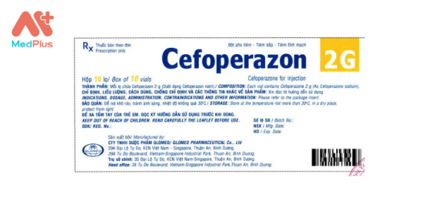 Thuốc Cefoperazon 2g