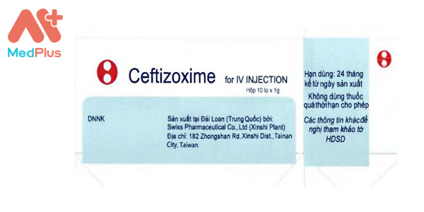 Thuốc Ceftizoxime for IV injection