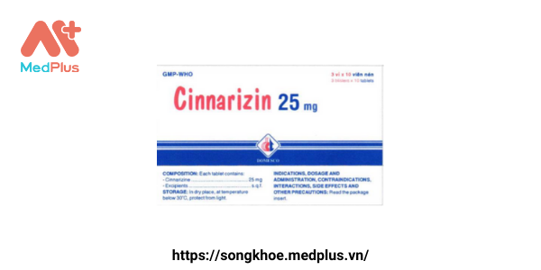 Thuốc Cinnarizin 25 mg