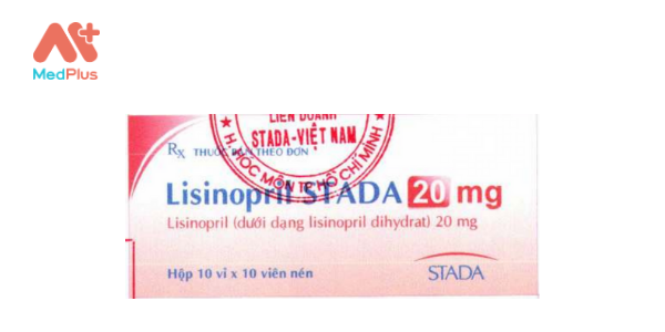 Thuốc Lisinopril Stada 20 mg
